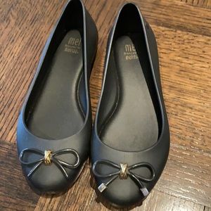 Mini Melissa girls shoes black worn 1x!!
